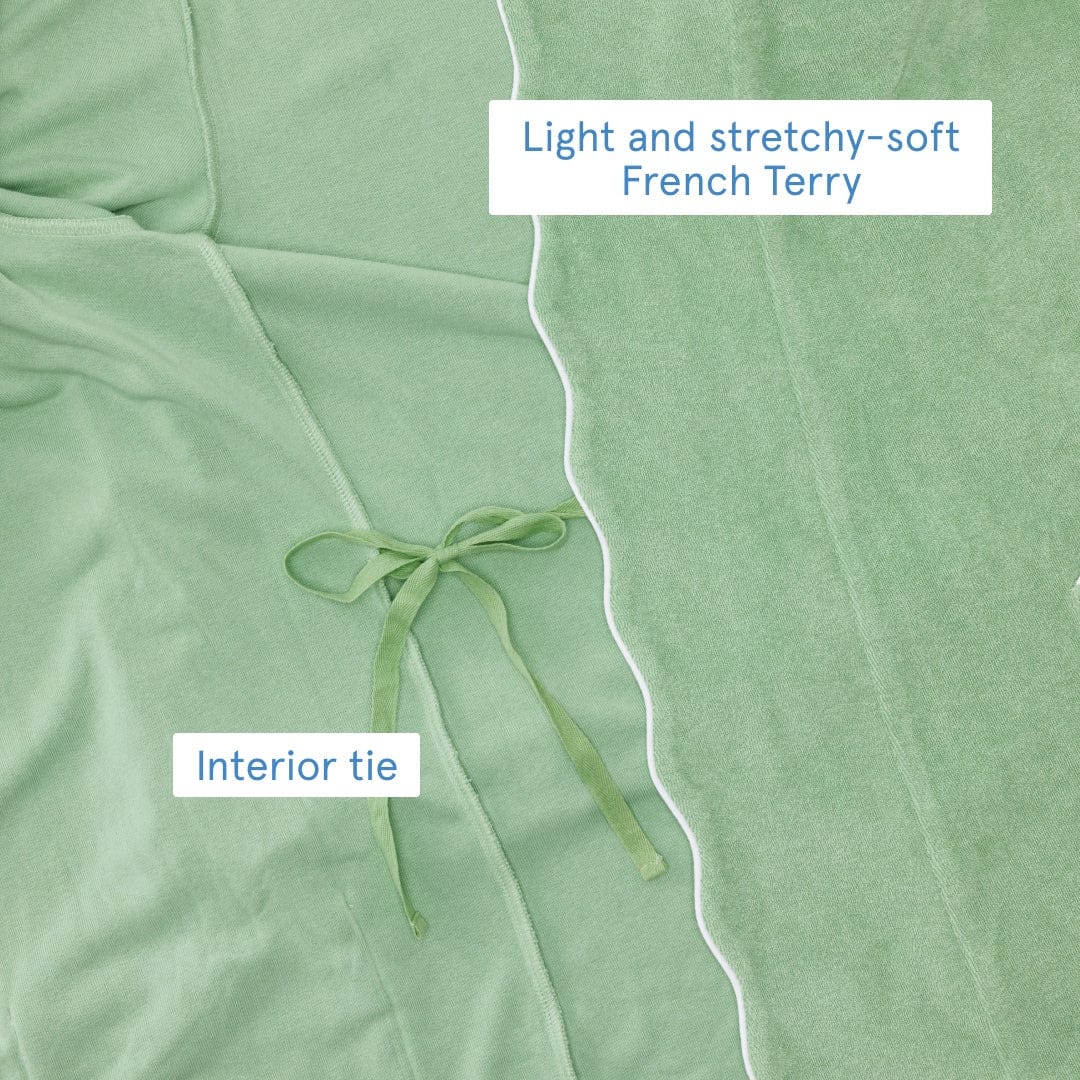 Women's Long Scallop Lightweight Robe - Image 46