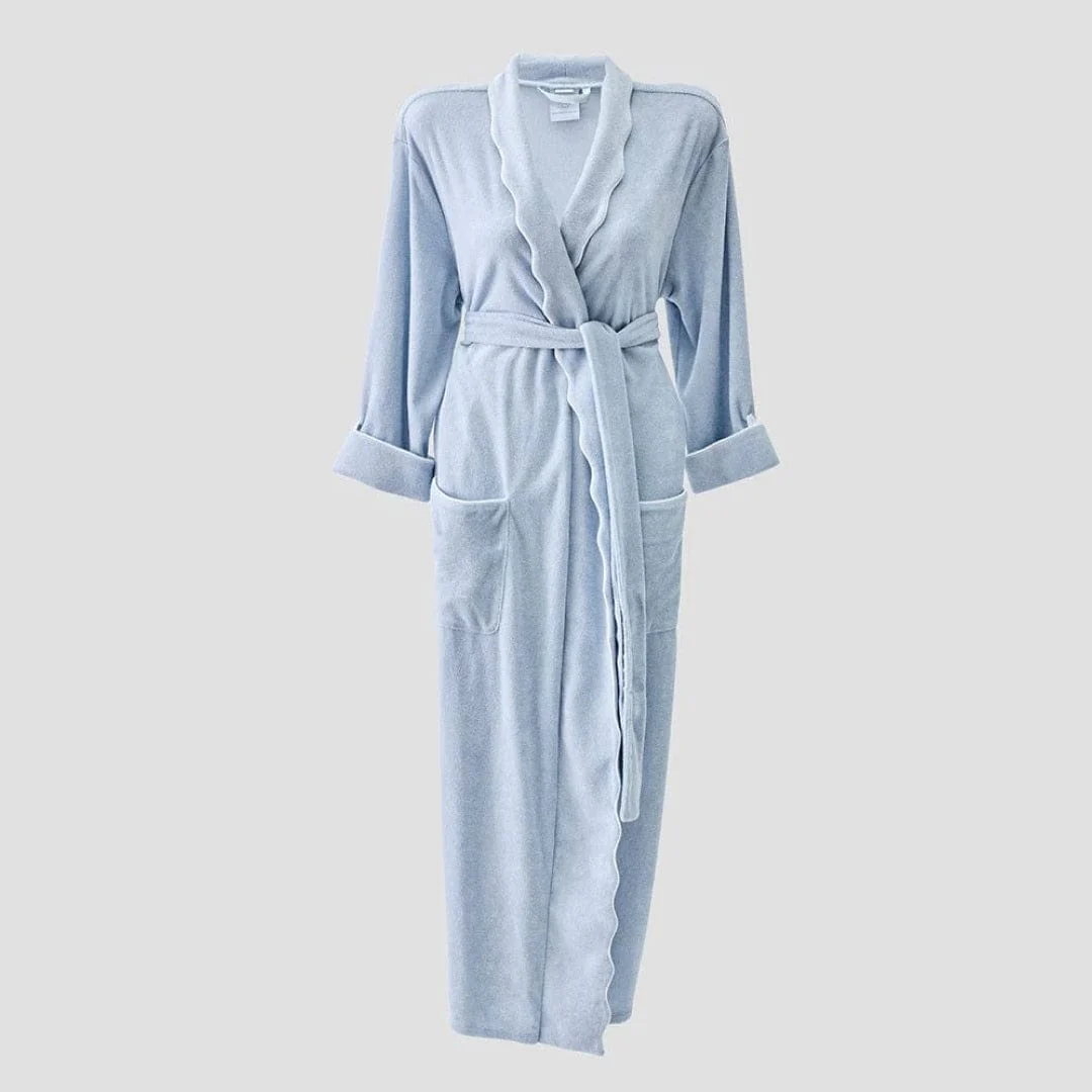Women's Long Scallop Lightweight Robe - Image 52