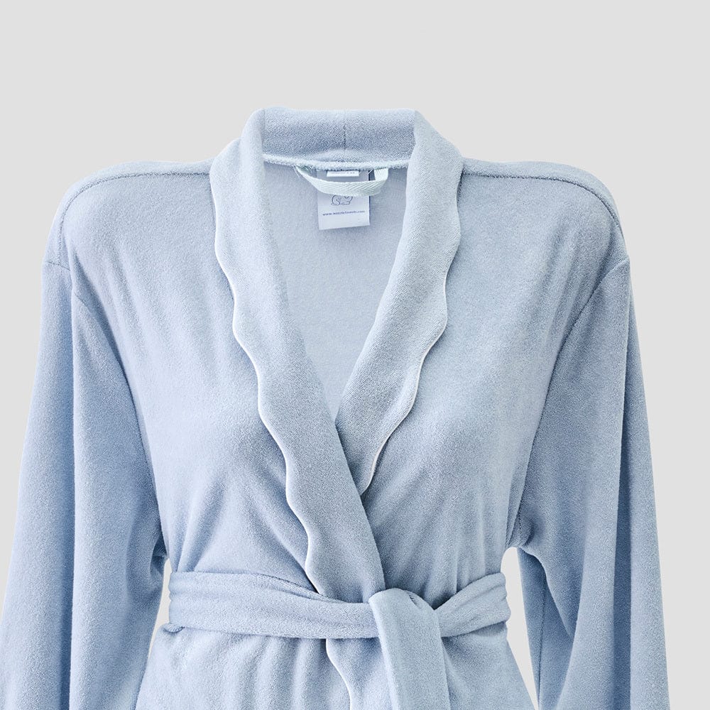 Women's Long Scallop Lightweight Robe - Image 7